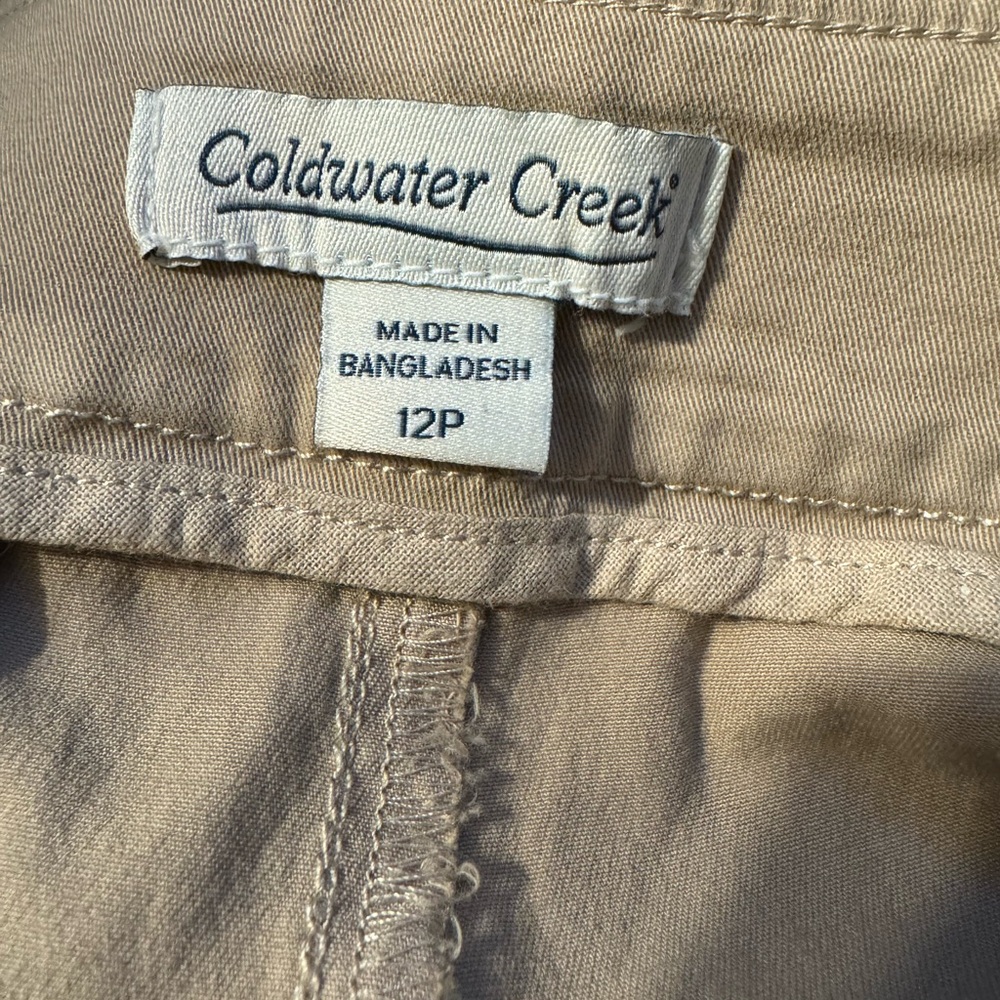 NWT COLDWATER CREEK CHINO SHORTS 12 PETITE #X - Picture 6 of 10